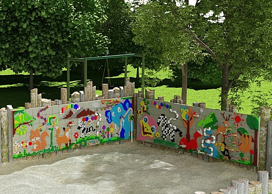 STEM Стена основание для улицы 800 x 1200 Набор 2 шт.