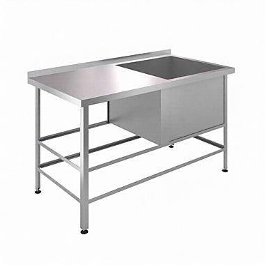 Ванна сварная, с рабочей поверхностью, оцинкованный каркас ВСРП-С-6/15-П (Л)