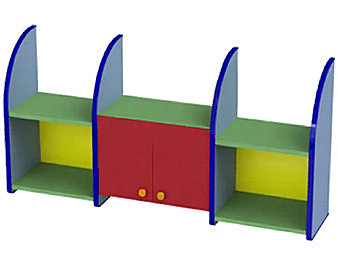 Полка с дверьми