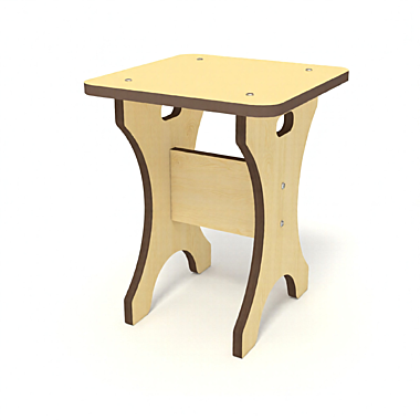 Табурет детский лак