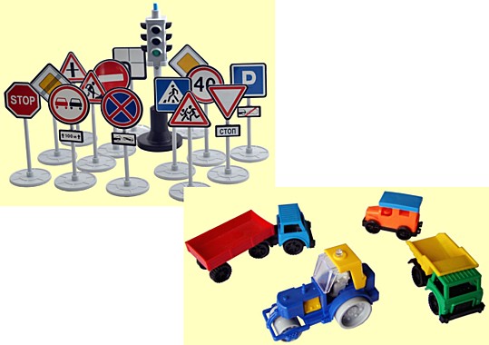 Набор дорожных знаков для коврика