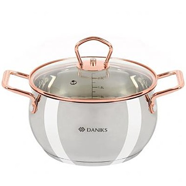 Кастрюля 2.5 л Карлин (Индукц.)