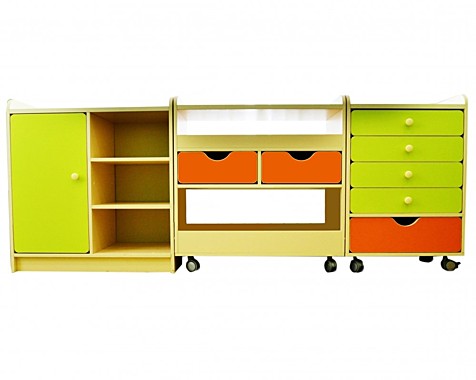 Стеллаж мобильный для конструктора