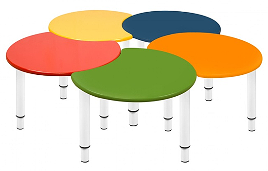 Стол Капелька 5 секций МДФ