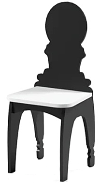 Стул шахматный пешка, ладья, конь