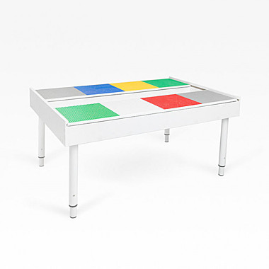 Стол LEGO Радуга МДФ с двумя выдвижными крышками