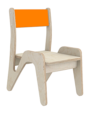 Стул штабелируемый регулируемый зигзаг краска