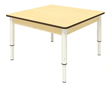 Стол квадратный с подстольем фанера лак