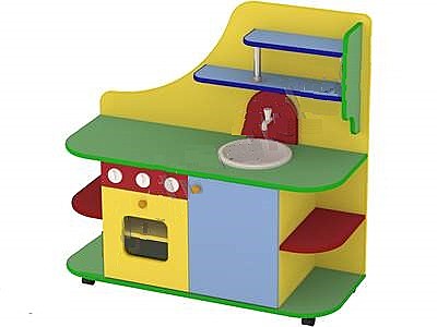 Кухня игровая на колесах «Мария»