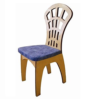 Стул детский для музыкального зала мягкий лак