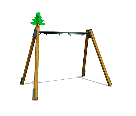 Качели двойные