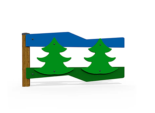 Ограждение деревянное декоративное «Город-2»