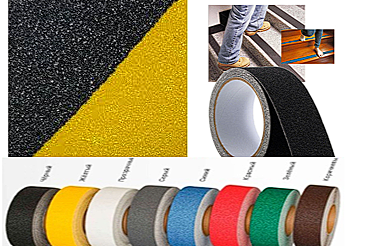 Противоскользящая клейкая лента СРЕДНЯЯ (УНИВЕРСАЛЬНАЯ) ЗЕРНИСТОСЬ