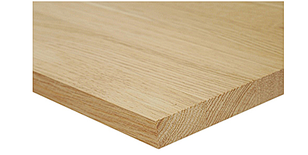 Доска-столешня из дуба цельноламельный (АВ) 500х500х20 мм.