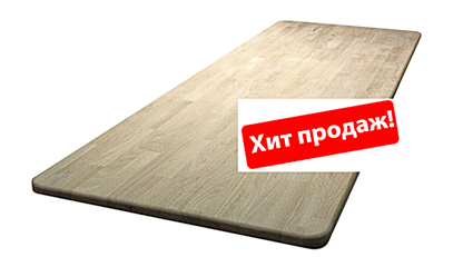 Столешница дуб А/В сращенный 1200 х 600 х 25