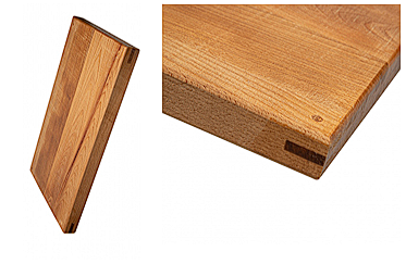 Доска разделочная с деревянными стяжками и шкантами 600х300х40 мм бук