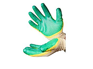 Перчатки ХБ с латексом 2-й облив (уп.10/100)