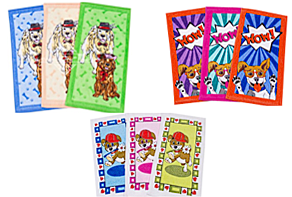 Полотенце махровое, набивной рисунок, 25х50.