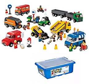 Игра развивающая LEGO 9333 Общественный и муниципальный транспорт