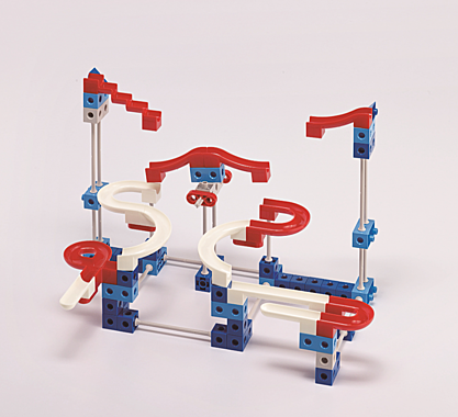 Конструктор «Лабиринт с шариками Marble Run и 2-х см. соединяющимися кубиками (102 детали)»