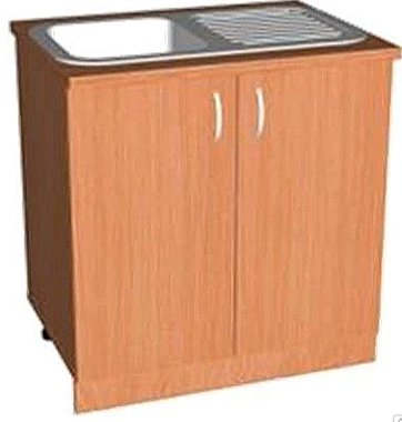Стол кухонный с мойкой, 80*60*85 см.