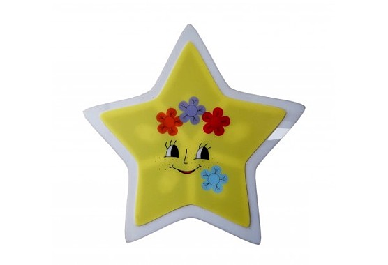 Тактильно-световая панель в виде звездочки