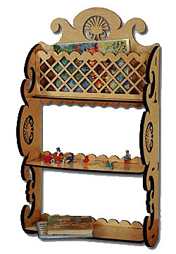 Декоративный стенд-полка для детских работ