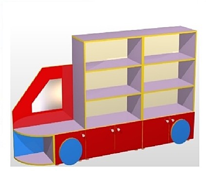 Стенка детская «Грузовик»