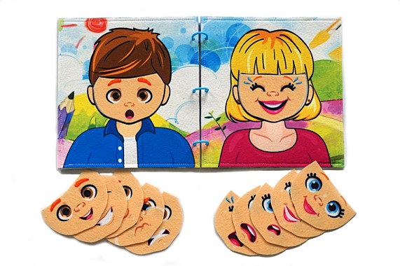 Папка «Эмоции. Лица»