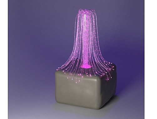 Фибероптический модуль в виде волшебного фонтана