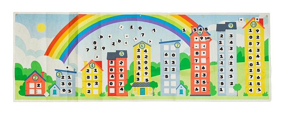 Арифметический дом панно