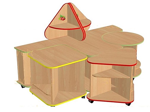 Дидактический набор мебели «Земляничка»