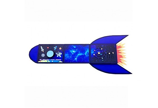 Интерактивная свето-звуковая панель в виде ракеты