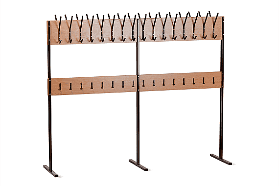 Вешалка напольная (гардеробная) на 32 крючка