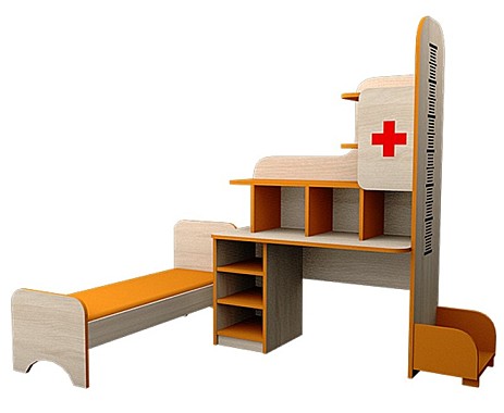 Уголок Доктора с кушеткой