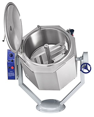Котел пищеварочный КПЭМ-100-ОМР Котел пищеварочный с ручным опрокидыванием