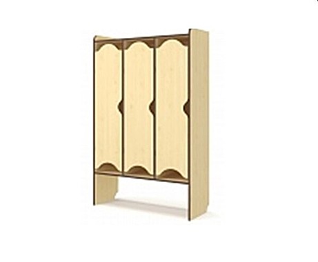 Шкаф для одежды фигурный/фанера