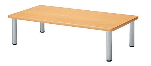 Скамейка на металлических ножках высотой 27 см