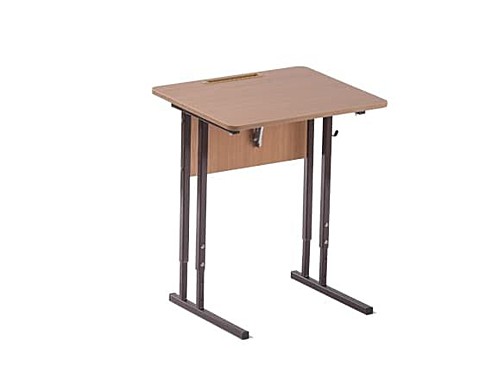 Стол ученический 1-местный регулируемый по высоте и наклону крышки Стандарт