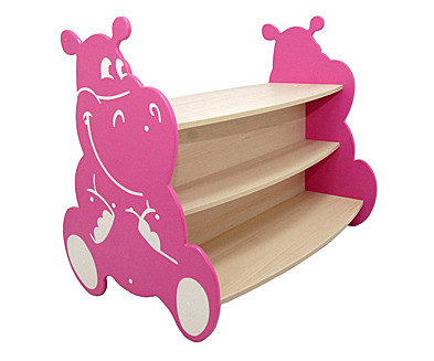 Стеллаж для игрушек «Бегемотик»