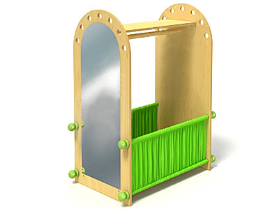 Вешалка ряжения «Роджерсия» с зеркалом