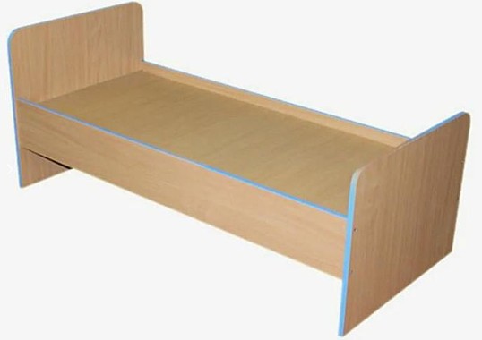 Кровать детская одноместная (на панелях), 123*66*60 см. (бук)