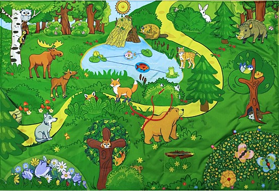 Коврик «Лесные животные»