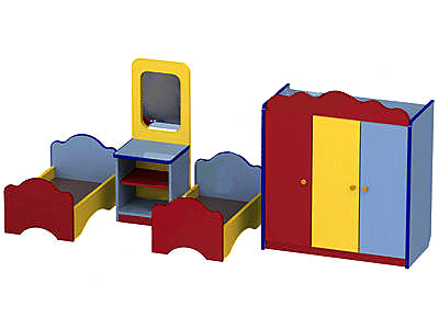 Игровая мебель для кукол (спальни)