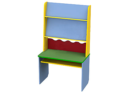 Книжная выставка с выдвижной панелью