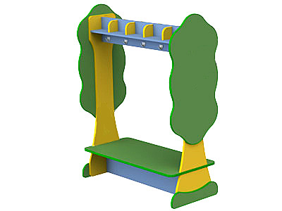 Вешалка для одежды «Березка»