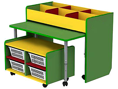 Многофункциональный модуль для развивающей деятельности с набором корзин