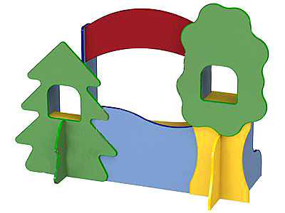 Уголок для театральной деятельности №1