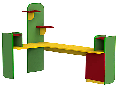 Уголок ИЗО угловой