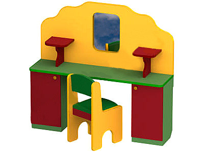 Парикмахерская с мягким стулом